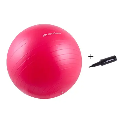 Gymnastický míč Sportago Anti-Burst 55 cm, včetně pumpičky - červená