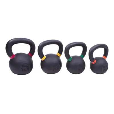 Sada powdercoated kettlebellu Sportago Ironside - 10 + 12 + 16 + 20 kg