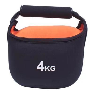 Činka Sportago Kettle-bell soft 4 kg - oranžová