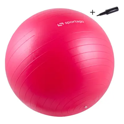 Gymnastický míč Sportago Anti-Burst 85 cm, včetně pumpičky - červená