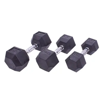 Sada jednoručních činek Sportago Hexagon - 7,5 + 10 + 15 kg