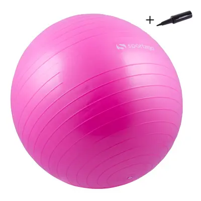 Gymnastický míč Sportago Anti-Burst 85 cm, včetně pumpičky - růžová