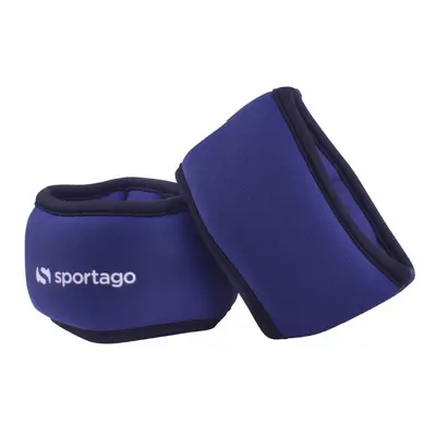 Neoprénové závaží na zápěstí Sportago 2x0,5 kg, modré