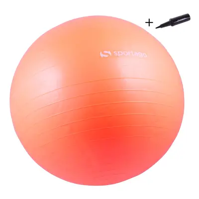 Gymnastický míč Sportago Anti-Burst 85 cm, včetně pumpičky - oranžová