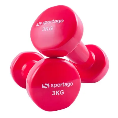 Vinylové činky Sportago Kirby, 2x3kg