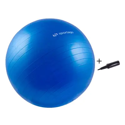 Gymnastický míč Sportago Anti-Burst 65 cm, včetně pumpičky - modrá