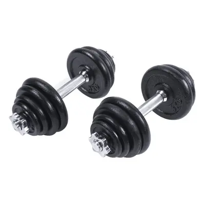 Set jednoručních nakládacích činek 2x15 kg Sportago Fader 30mm