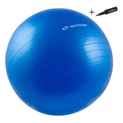 Gymnastický míč Sportago Anti-Burst 85 cm, včetně pumpičky - modrá