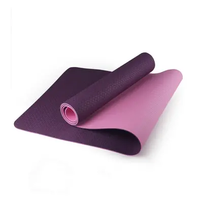 Podložka na cvičení Sportago TPE Yoga dvouvrstvá 173x61x0,6 cm - fialová