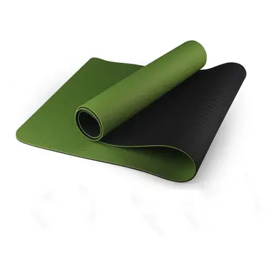 Podložka na cvičení Sportago TPE Yoga dvouvrstvá 173x61x0,6 cm - zelená