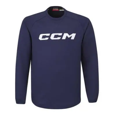 CCM Mikina Locker Room Fleece Crew JR