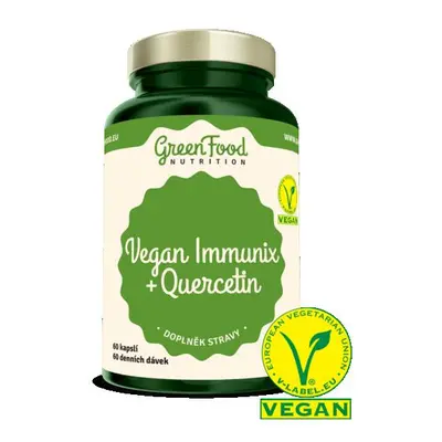 GreenFood Vegan Immunix + Quercetin 60 kapslí