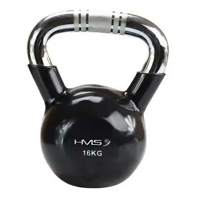 HMS Kettlebell s chromovaným úchopem KTC 16 kg černý