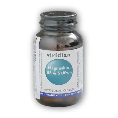 Viridian Magnesium B6 + Saffron 60 kapslí