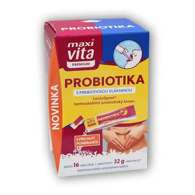 Maxivita Premium probiotika + vitamin C 20 stick