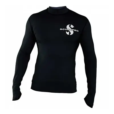 Scubapro Pánské lycrové triko RASHGUARD BLACK SWIM UPF50, dlouhý rukáv