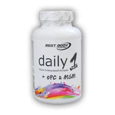 Best Body Nutrition Daily one + OPC + MSM 100 kapslí