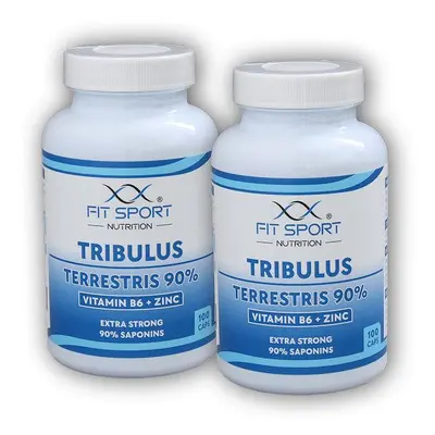 FitSport Nutrition 2x Tribulus Terrestris 90% + Vitamin B6 + Zinc 100 caps