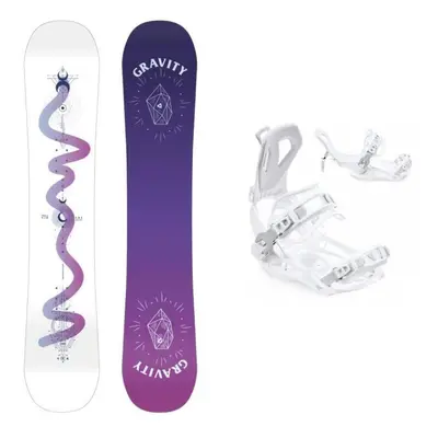 Gravity Sirene White 24/25 dámský snowboard + Raven FT360 white vázání