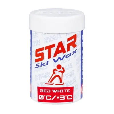 Star Ski Wax Stick red white 45g