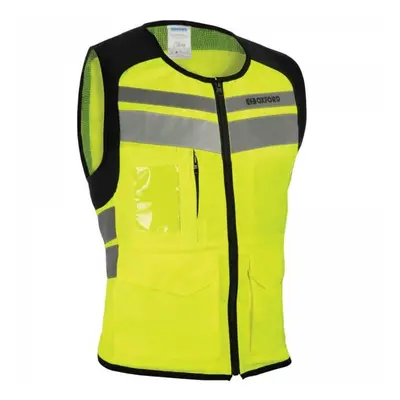 Oxford Reflexní vesta UTILITY BRIGHT TOP, (žlutá fluo/šedá reflexní/černá)