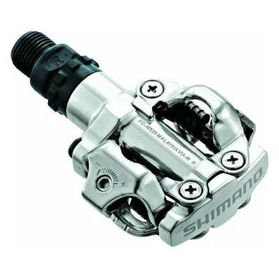 Shimano pedály SPD PD-M520S stříbrné s kufry SM-SH51 v krabičce