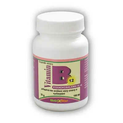 Nutristar Vitamín B 12 50mcg 100 tablet