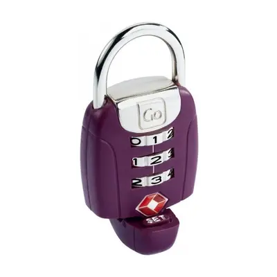 Go Travel zámek TSA Twist N Set Lock violet