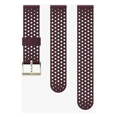 Suunto Suunto 20mm Athletic 1 Silicone Strap Burgundy Gold Size S/M