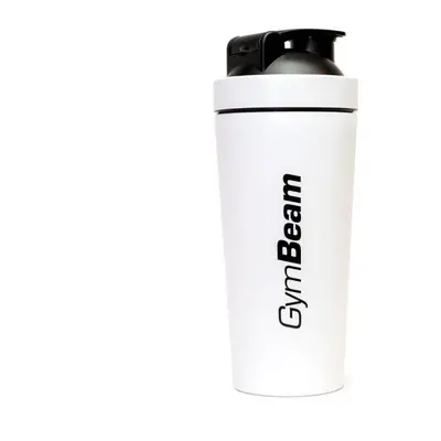 GymBeam Šejkr Steel White 750 ml