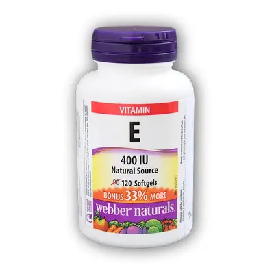 Webber Naturals Vitamin E 400 IU 120 tobolek