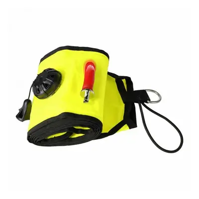 Scubapro Bójka Aqua Lung NYLON YELLOW EMERGENCY DECO STOP BUOY 145x15 cm