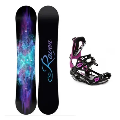 Raven Aura dámský snowboard + Raven FT360 black/fuchsia vázání