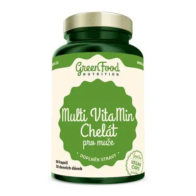 GreenFood Multi VitaMin Chelát pro muže 90 kapslí