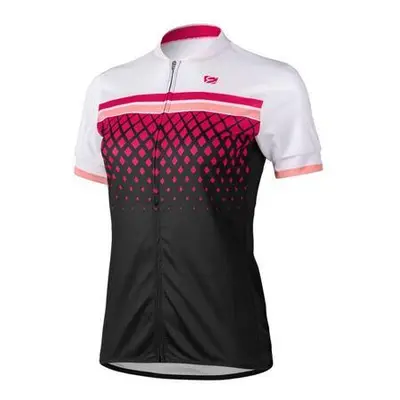 Etape Diamond cyklistický dres - bílá-růžová