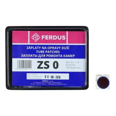 FERDUS Lepení-záplata ZS0 kulatá 16mm box 100ks