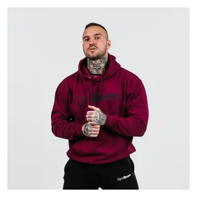 GymBeam Mikina PRO Hoodie Burgundy