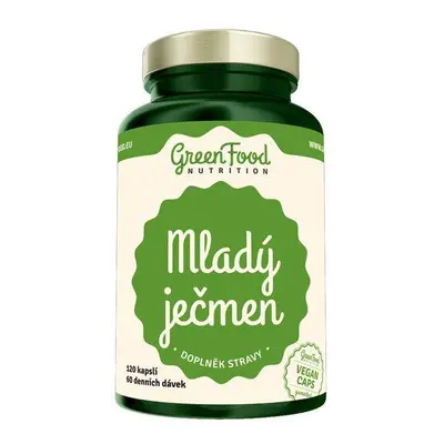 GreenFood Mladý ječmen 120 kapslí