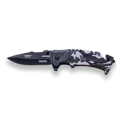 Joker záchranářský nůž SAO grey camo Fibre Handle