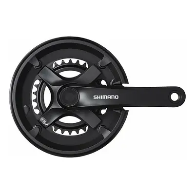 Shimano kliky Tourney FC-TX501-L 175mm 46x30 zubů, černé s krytem