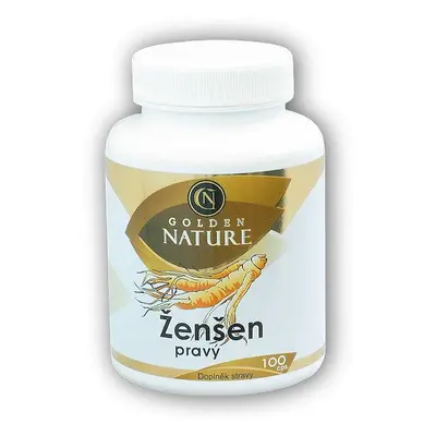 Golden Natur Ženšen pravý 4% ginsenosidů 100 kapslí