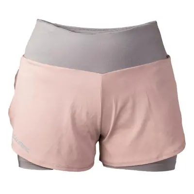 Salming Essential 2-in 1 Shorts Women DustyPink/Grey