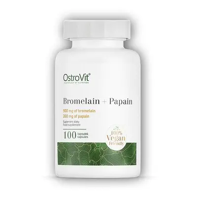 Ostrovit Bromelain + papain 100 kapslí