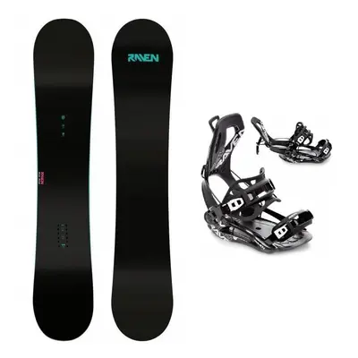 Raven Pure mint dámský snowboard + Raven FT360 black snowboardové vázání