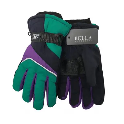 Dětské zimní rukavice Bella Accessori 9011S-4 zelená