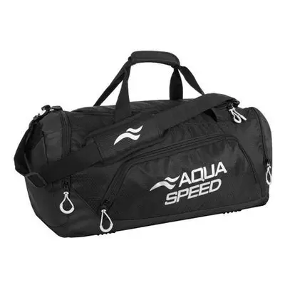 Aqua-Speed Duffle Bag L sportovní taška černá-bílá