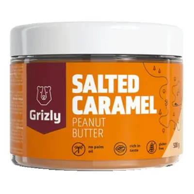 Grizly Arašídový krém slaný karamel 500g