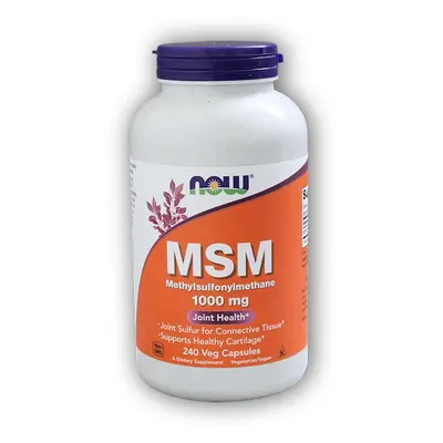 NOW Foods MSM (Methylsulfonylmethan) 1000mg 240 rostlinných kapslí