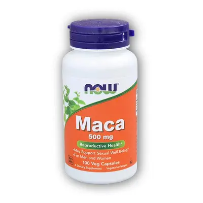 NOW Foods Maca řeřicha peruánská 500mg 100 kapslí