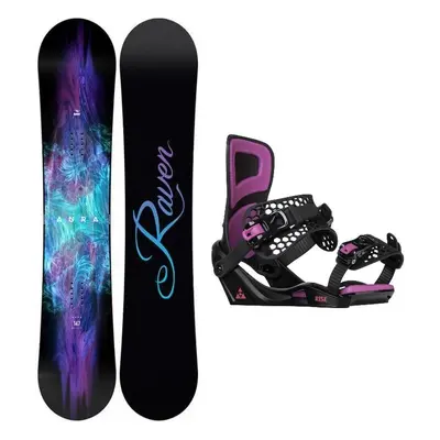 Raven Aura dámský snowboard + Gravity Rise black/purple vázání